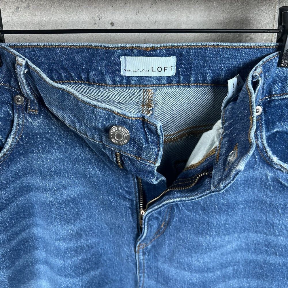 LOFT High Rise Blue Jeans - Picture 5 of 11